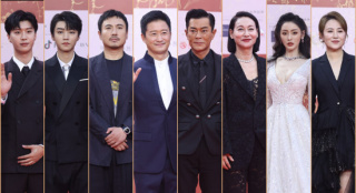 第12届北京电影节红毯群星闪耀 吴京沈腾等亮相