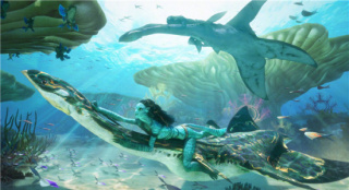 卡梅隆《阿凡达2》曝概念照 海底世界美轮美奂